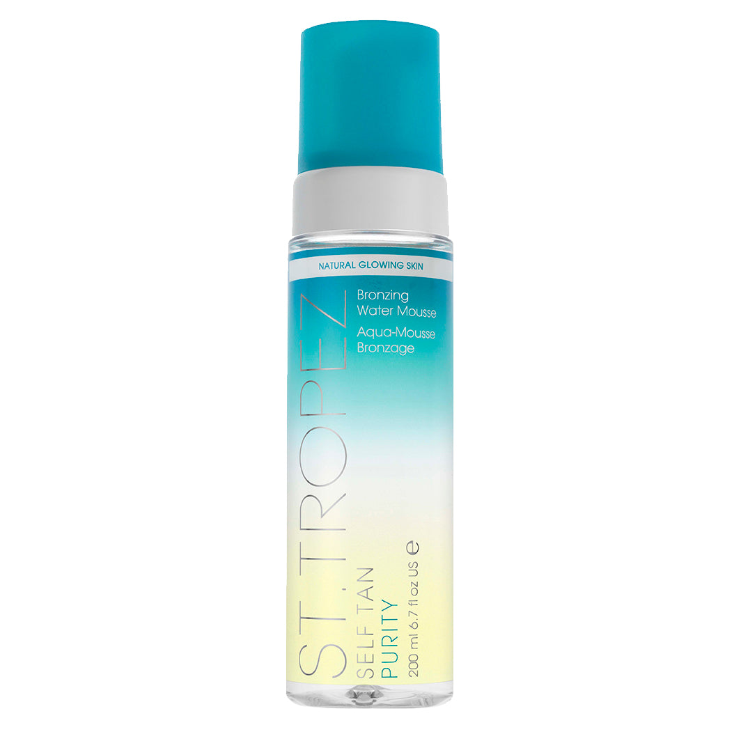 St.Tropez Self Tan Purity Bronzing Water Mousse – farbloses Selbstbräuner-Mousse mit Mandarinenwasser und Lotusblütenextrak