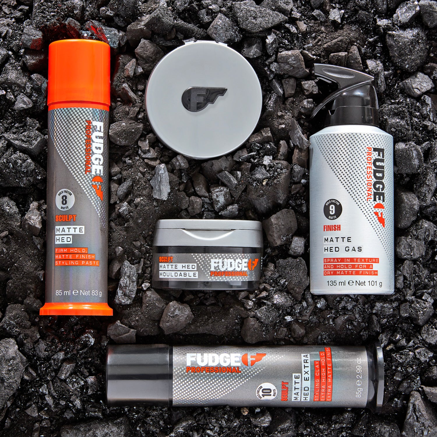 Fudge Matte Hed Extra – Styling-Clay mit Kaolin- und Bentonit-Tonerde für ultra-mattes Finish und extra starken Halt