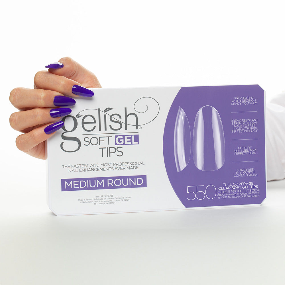 GELISH SOFT GEL BASIX KIT + TIPS