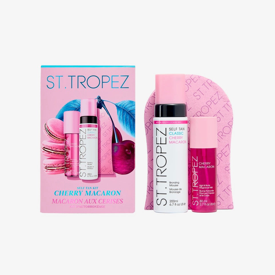 ST. TROPEZ Cherry Macaron Kit – Exklusives Self-Tan-Set für strahlenden Sommer-Glow