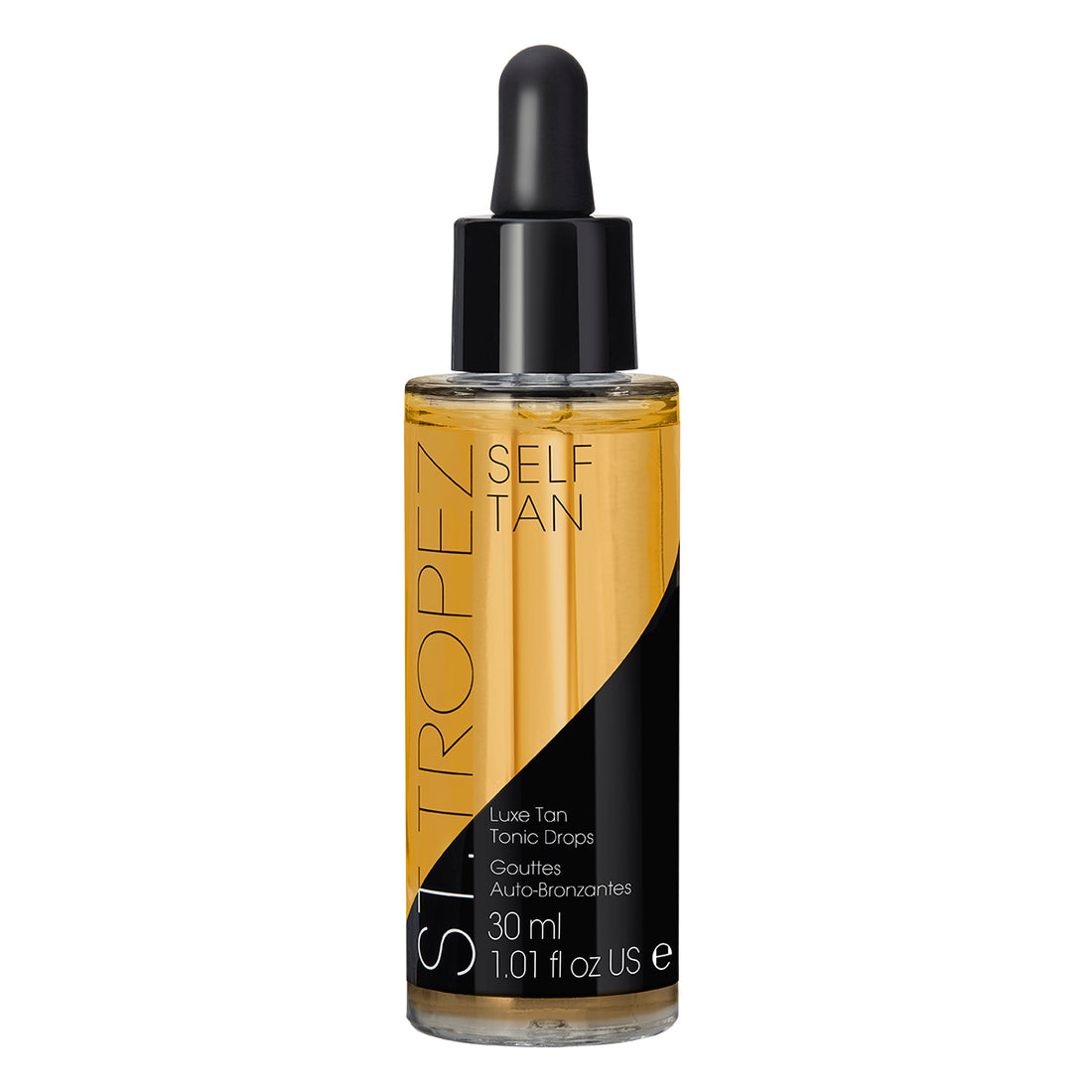 St.Tropez Self Tan Luxe Tan Tonic Drops – Bräunungstropfen mit Niacinamid, Hyaluronsäure und Vitamin C für Gesicht und Körper