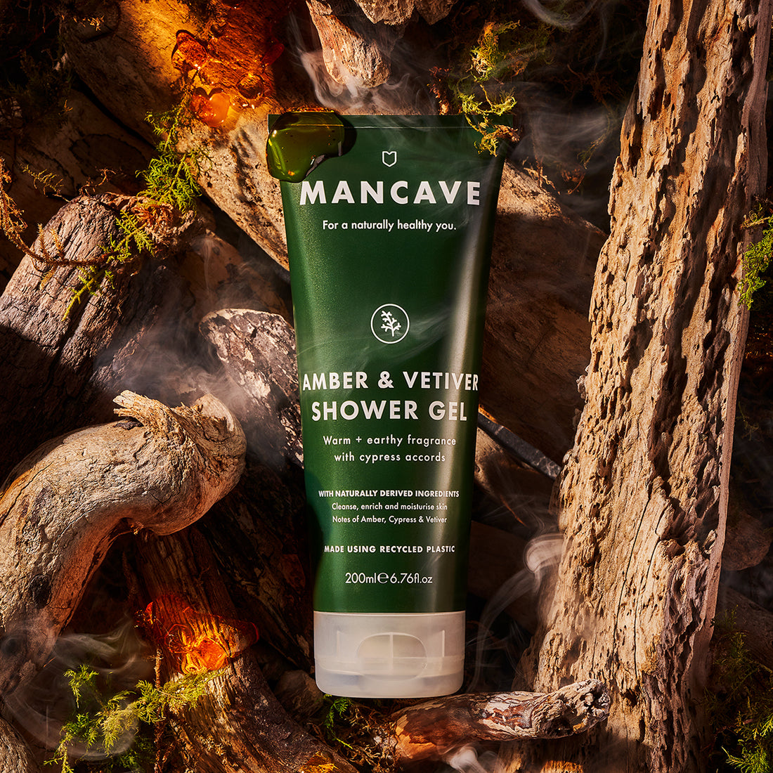 Amber & Vetiver Duschgel – 200 ml aromatische Körperpflege