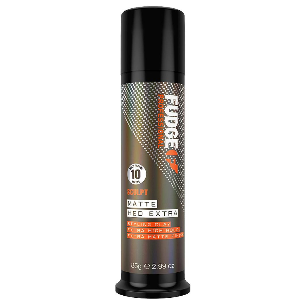 Fudge Matte Hed Extra – Styling-Clay mit Kaolin- und Bentonit-Tonerde für ultra-mattes Finish und extra starken Halt
