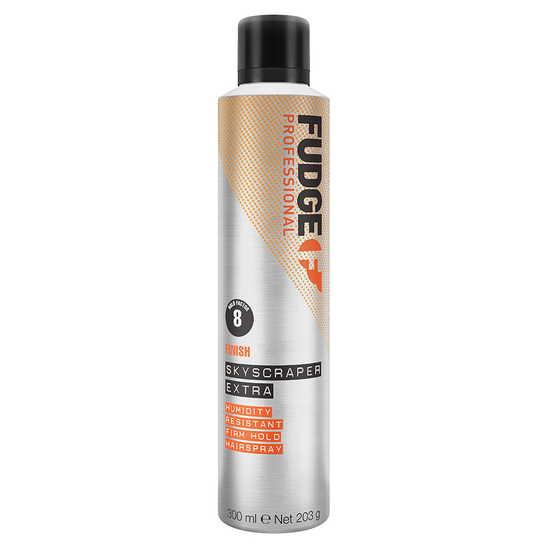 Fudge Skyscraper Extra – Haarspray mit starkem Halt, Hitzeschutz und glänzendem Finish (Hold Factor 8)