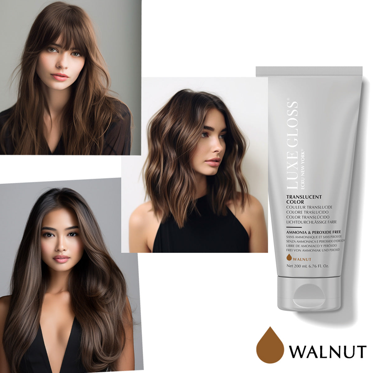 luxe gloss walnut