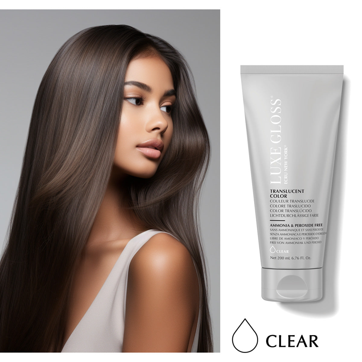 Luxe Gloss Clear Transluenct color