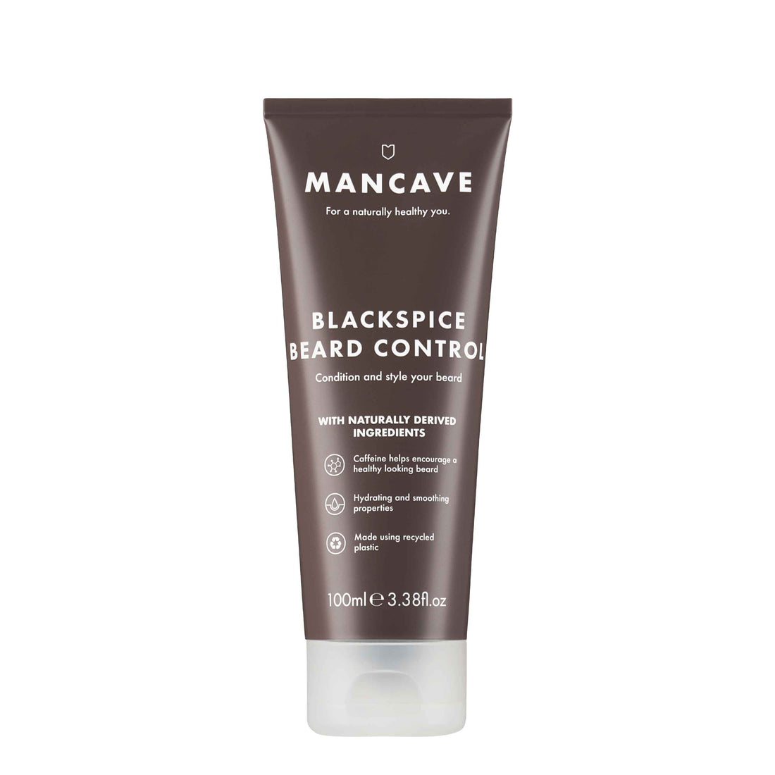 ManCave Blackspice Beard Control – Bartpflege mit L-Arginin, Hanföl, Shea Butter und Koffein zur Glättung und zum Styling