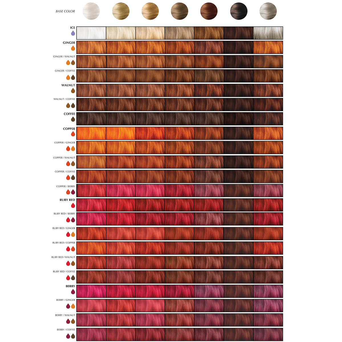PRO LUXE GLOSS Color Chart