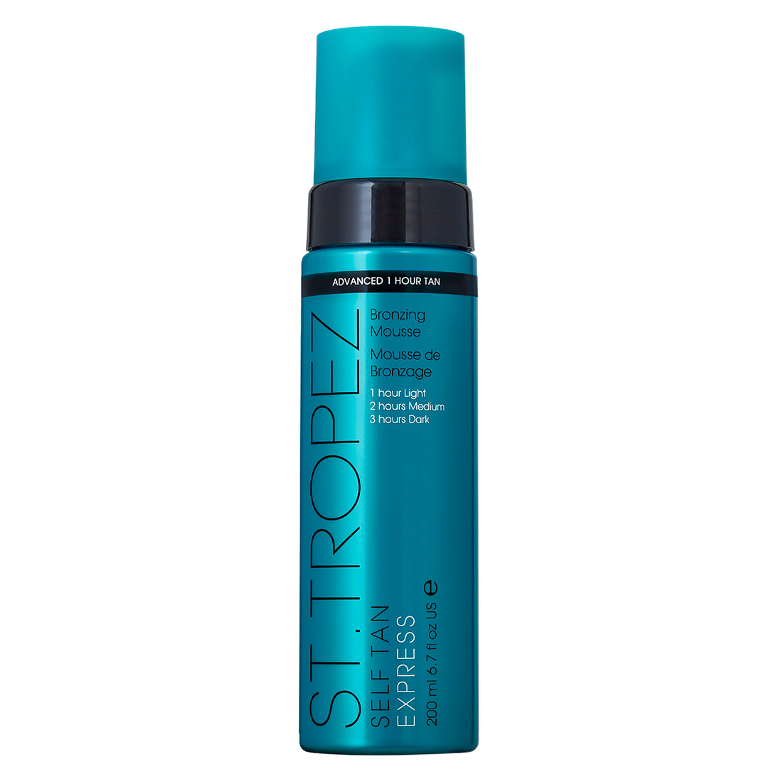 St.Tropez Self Tan Express Advanced Bronzing Mousse – getöntes Selbstbräuner-Mousse mit individuell anpassbarer Bräunung nach 1–3 Stunden
