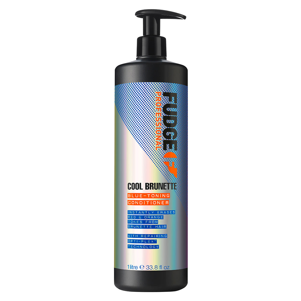 Fudge Cool Brunette Blue-Toning Conditioner – blaue Pflegespülung gegen Rot- und Orangetöne in braunem Haar